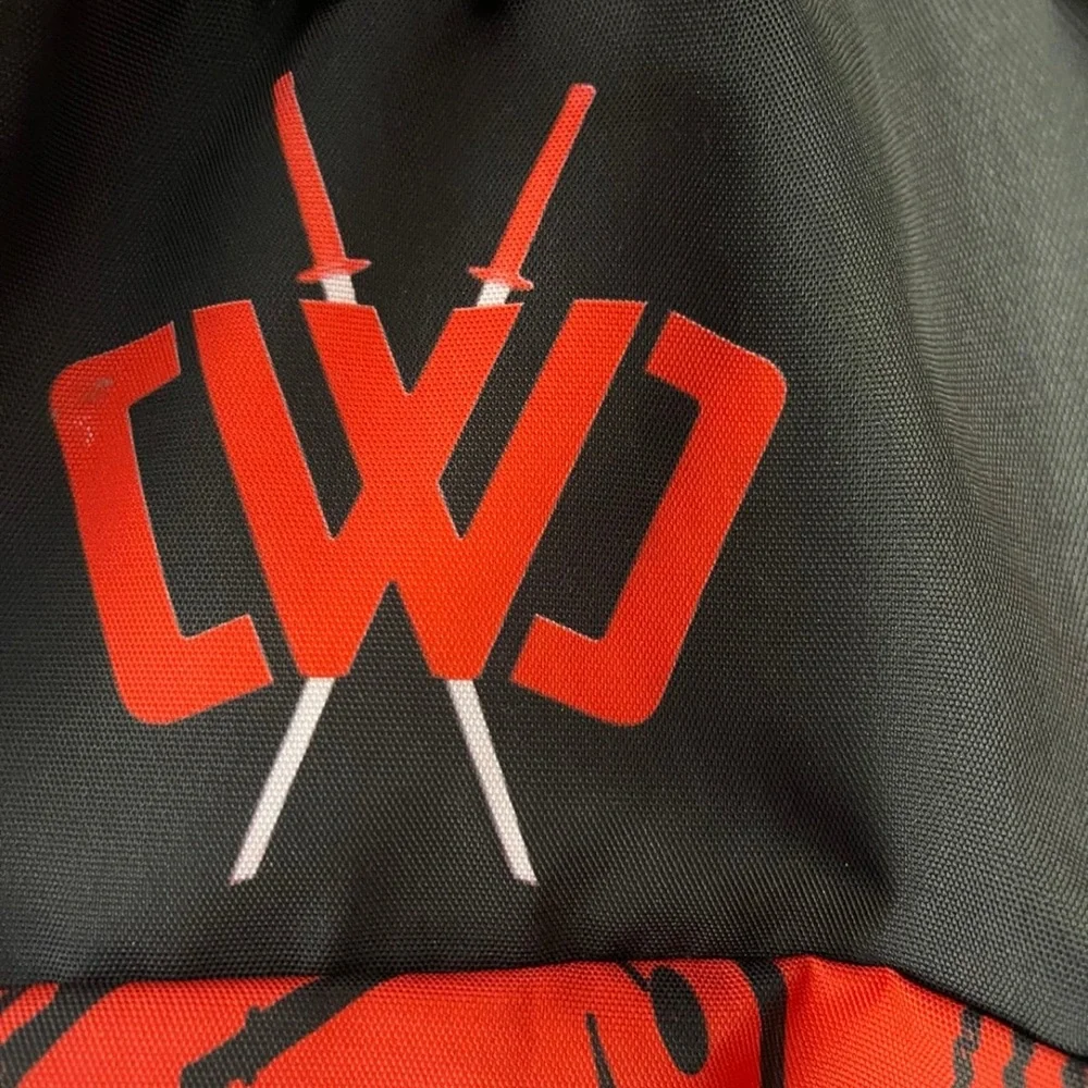 CWD Kids Backpack Red Black Bookbag